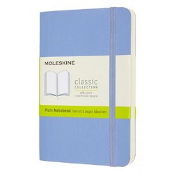 Блокнот Moleskine Classic Soft Pocket A6 96 листов без линовки голубой на сшивке (90x140 мм)